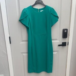Calvin Klein Green Midi Dress